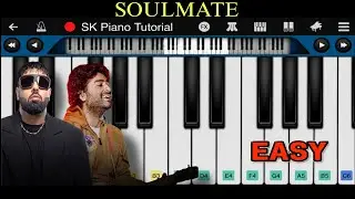 Soulmate - Badshah X Arijit Singh | 100% PIANO TUTORIAL on Perfect Piano App