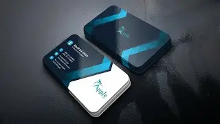 Abstract Business Card Design | Photoshop Tutorial