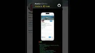 Circluar avatar stack in Flutter