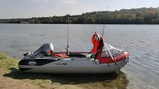 Первое знакомство с лодкой и мотором