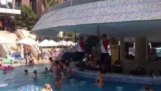 saphir hotel konakli 2015 pool dance