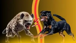 Hyena vs. Rottweiler - What If They Would Fight? 🐾🦁🐶  The Ultimate Showdown: Who Would Win?