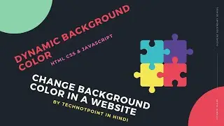 How to Add Dynamic Background Color using javascript || Change Background color in html css And Js