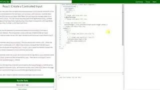 REACT: Create a Controlled Input (28)