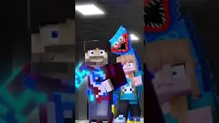 Фиксай и Юни убегают от Хагги Вагги! #shorts #minecraft #minecraftshorts — копия 9