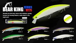 เหยื่อปลอม Bear King series M175 #BearKing #PreduceTackle