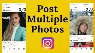 How to post multiple photos on instagram without cropping