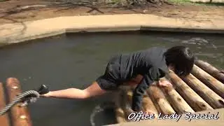 WETLOOK:When she takes a shortcut...