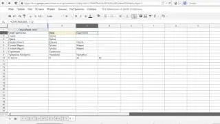 Разделить текст по столбцам при помощи формулы в таблице Google Docs