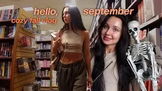 autumn shopping, decor haul, bookstore, fall nails, coffee