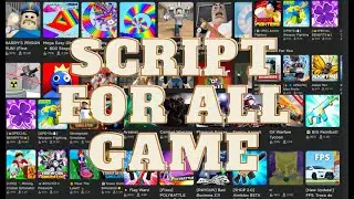 [ROBLOX] !!SUPER SCRIPT!! FOR ALL GAME OBBY, FPS,SIMULATOR, HIDE AND SEEK,...
