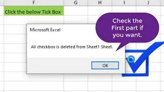 Checkbox Adding by using VBA