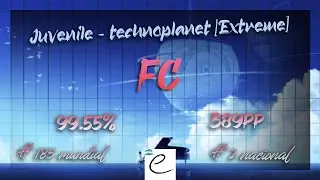 [osu!] technoplanet - Juvenile [Extreme] FC 99.55% 389pp
