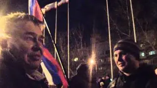 Крым. Референдум. Жители Симферополя празднуют