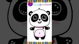 how to draw a panda easy | panda drawing step by step 