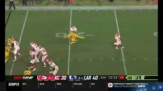 Patrick Mahomes Throws A 73 Yard Touchdown To Tyreek Hill (Chiefs vs Rams)