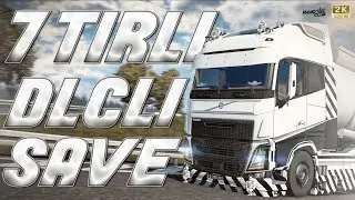 ⚫+7 TIRLI FULL KODLU DLC'Lİ SAVE | HASTA BIRAKAN CİNSTEN!🔥|⚫Ets2 • 1.48+ Dlc'li Save #17