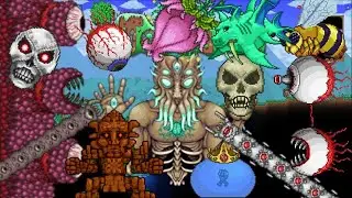 Все Боссы-Terraria! | Гайд!