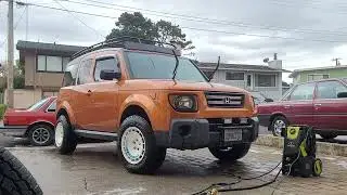 A day to test out the Foam Canon | Honda Element & Prelude combo meal @elementrepublic