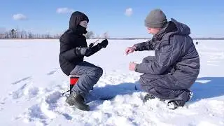 Зимняя блесна. Рыбалка 27 февраля 2016 года