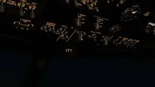 Boeing B38M Nighttime RNAV Z (RNP) approach and landing