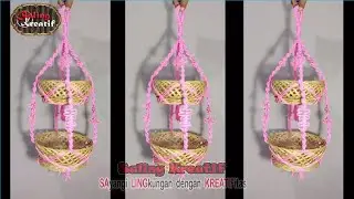 AMAZING.... KERANJANG BUMBU DARI LIDI & TALI KUR