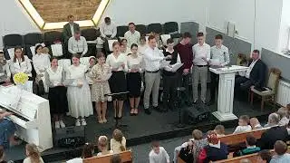 Тёплый ветерок всколыхнул траву || Пение молодёжи🎶 || Пасха 2023