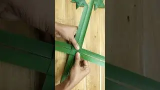 Coconut Leaf Butterfly/Crafts Made With Leaves/Green Leaves Crafts #shorts #shortsvideo #shortsfeed