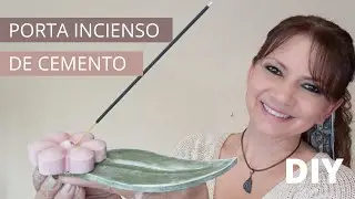 👉 Cómo realizar un PORTA INCIENSO de CEMENTO, fácil y económico
