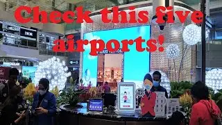 Check this 5 airport I've landed when I went back home Philippines