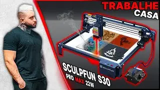 Your new job!!! 🤑 Makes KEYCHAINS and KEY HOLDERS! CUTTING AND ENGRAVING MACHINE (SCULPFUN S30 PR...