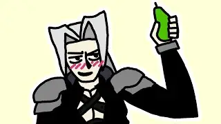 Sephiroth Realises His Affection For Pear Shaped Women (Final Fantasy VII Animation)