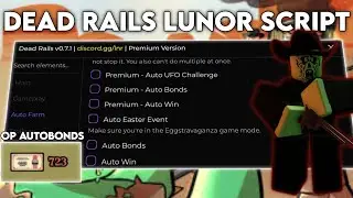 DEAD RAILS LUNOR SCRIPT | FAST AUTOBONDS | AUTO WIN | EZ BONDS | ROBLOX DELTA 2025