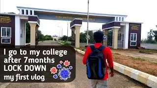 I go to college after seven months lockdown | My First Vlog | Tamil Vlog | Arvinth _AR