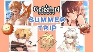 Dating Door Game - Genshin impact | Summer trip ver. (Golden Apple Archipelago)