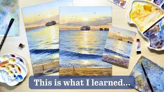 Painting the Same Piece Three Different Times |  "Edmonds Ferry"