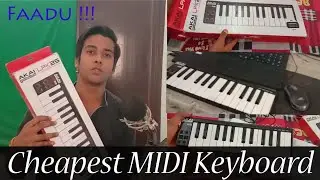 Best Cheapest MIDI Keyboard 🔥| AKAI Pro LPK25 Unboxing In Hindi | सबसे सस्ता ! 😍