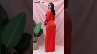 New | Colors sexy deep v collar open back lacing stretch irregular dress  - DRESS TRY ON HAUL !!