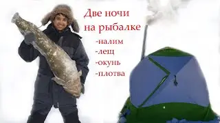 Зимняя рыбалка, монстр не лезет в лунку! Залив Бахта, КВХ, Красноярское море!