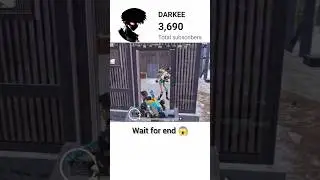 1v1 with Darkee is very difficult BRO 😱🥵 #shorts #pubg #bgmi #darkee