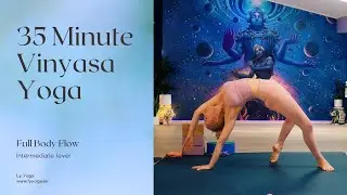 35-Minute Intermediate Vinyasa Flow Ly Yoga ( No Talking)