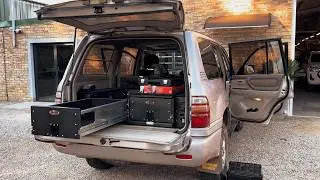 Seat Covers, a Drawersystem and a Redarc 12V System on my 100VX Landcruiser! SUV Overlander