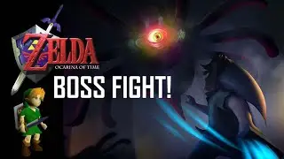 Ocarina of Time boss fight fan-art - how to paint a dark scene!