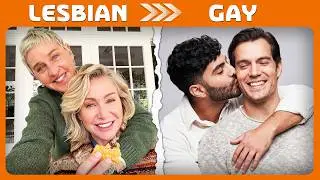 60+ REAL LESBIAN & GAY Hollywood UNEXPECTED Couples I Bet You Didn't Know! (2026)