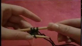Magic Loop - knit in the round on a long circular needle