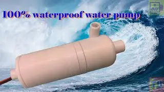 How to DIY a 100% Waterproof Water Pump Using 3D Printer (non-contact magnetic coupling type)