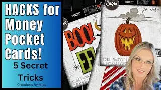 💥Secret Hacks💥 Creating Money Pocket Cards! Tons of Inspiration! The tricks YOU NEED TO KNOW!
