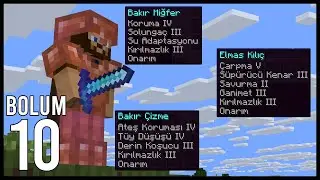 NEREDEYSE TÜM İYİ BÜYÜLERİ ÇIKARTTIK! | Minecraft: Modsuz Survival | S10 Bölüm 10