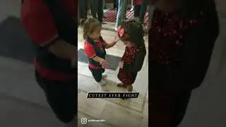 Cutest Ever Fight😍 #Funnyvideo #shorts #Cutebaby