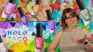 A sugar rush for your nails 🍬 Holo Taco's Rock Candy collection